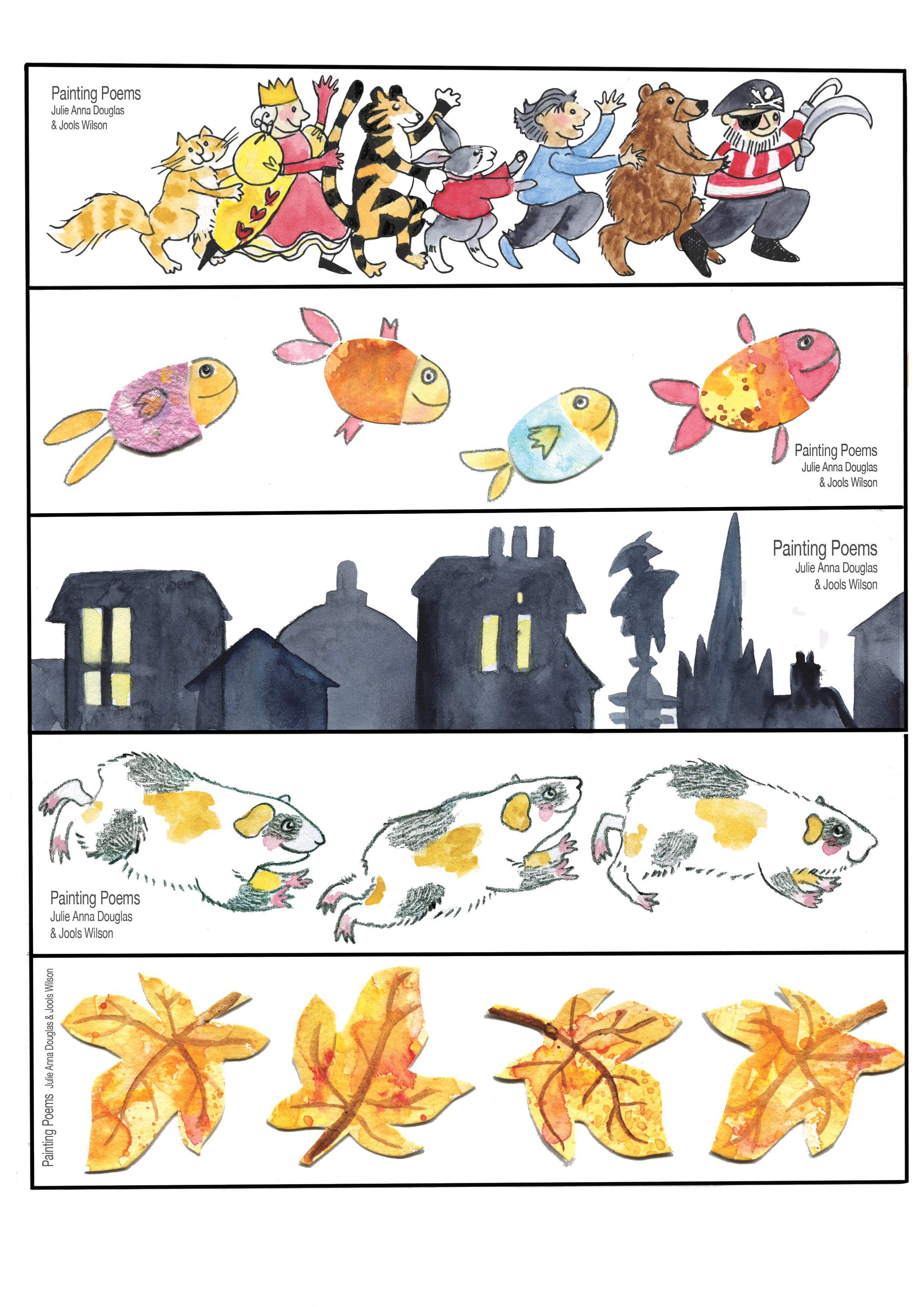 Painting Poems Book Marks